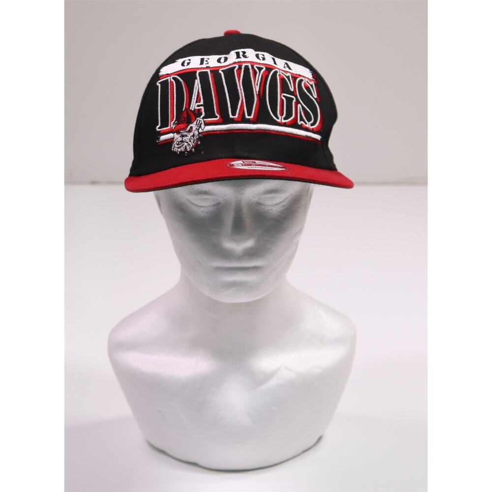 New Era Black and Red Georgia Dawgs Hat